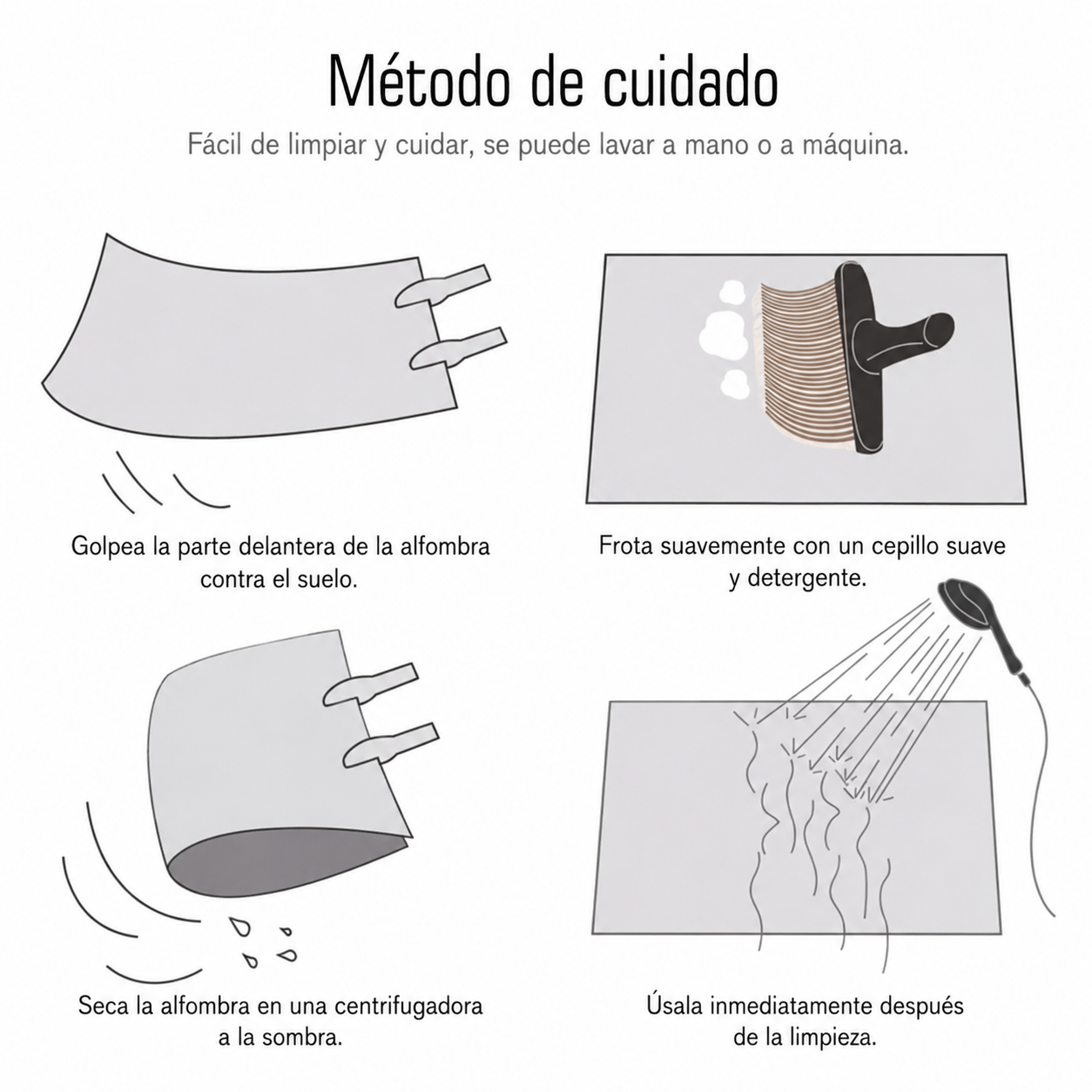 Hola poh cocos secos - Alfombra de bienvenida