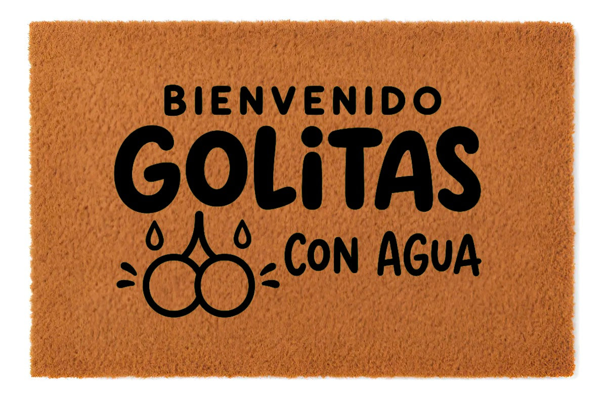 Bienvenido Golitas con agua